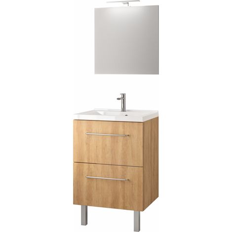 CAREA - Concept plan vasque + meuble tiroirs LUNEA 60 cm (1/3)