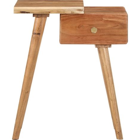 Maison Exclusive - Comodino in Legno Massello d'Acacia 45x32x55cm