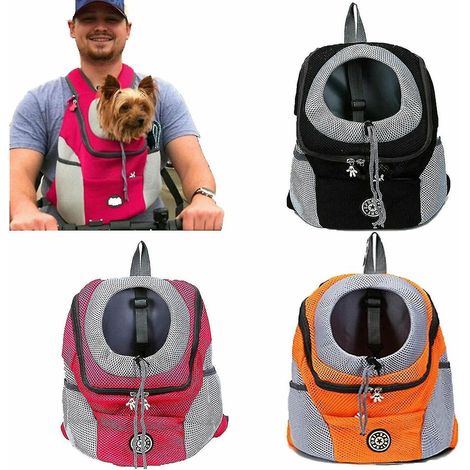 Tragbarer Reiserucksack aus Netzgewebe für Hunde und Welpen, Schultergurt Dy (1/5)