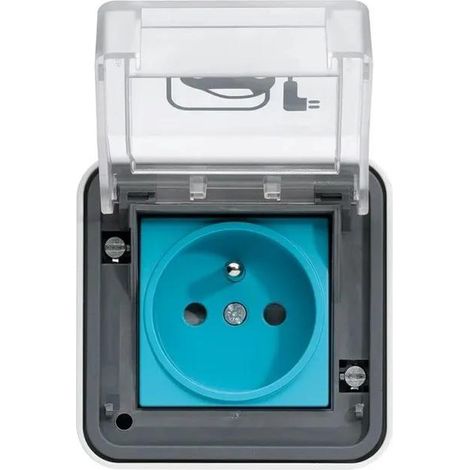 Prise Renforcée Pour Véhicule électrique Witty Xev080 3,7 Kw Hager
