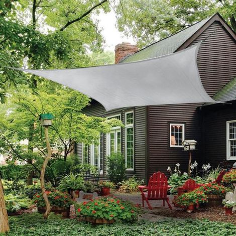 Toldo sombra cuadrado blanco - 5,5x5,5mts.