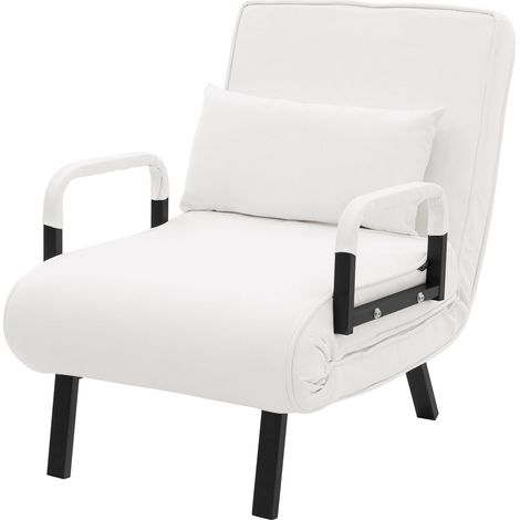 ML-Design Poltrona letto, poltrona 3 in 1 con funzione letto, poltrona letto pieghevole, poltrona pieghevole con schienale regolabile, divano letto pieghevole, letto per ospiti, struttura in acciaio e (1/5)