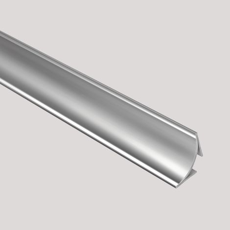 Profilé de finition inox 40x2500mm – Finition haut brillant – Pour angles et rodapiés – Installation facile avec silicone – Emac