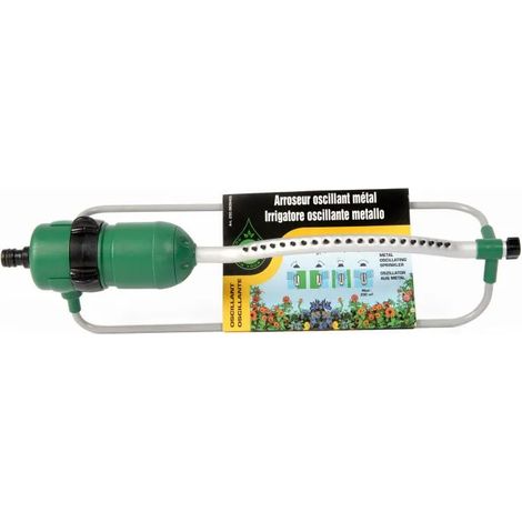 Irrigatore oscillante Rain oscillating sprinkler metal 21 ugelli metallo regolabile