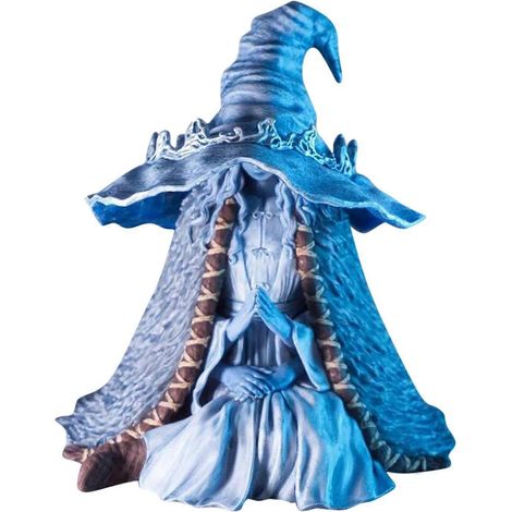 Adornos de resina de bruja, decoraciones, adornos, diseño creativo para el hogar, para sala de estar, dormitorio, azul