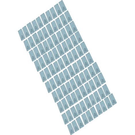 100Pcs Handmade Labels Microfiber Durable Clear Printing Smooth Convenient Sewing Tags04 (1/5)