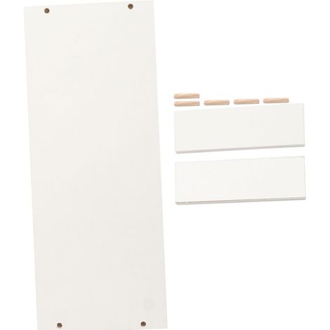 Rehausseur de Moniteur Blanc Multifonctionnel Rangement Intégré pour Bureau, Support d'Écran PC Robuste et Moderne pour Espace de Travail à Domicile (1/5)