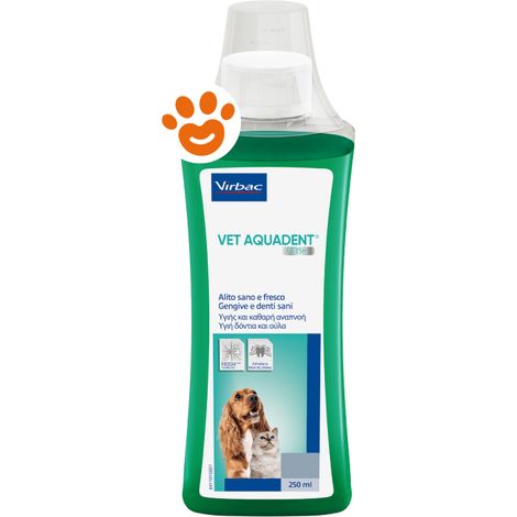 Virbac Dog&Cat Vet Acquadent Fresh - Confezione 250 ml - Igiene Cane