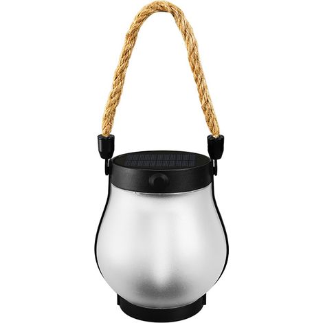Lampe solaire de camping USB, effet flamme, 2 modes, étanche IPX4 pour extérieur et jardin (1/5)