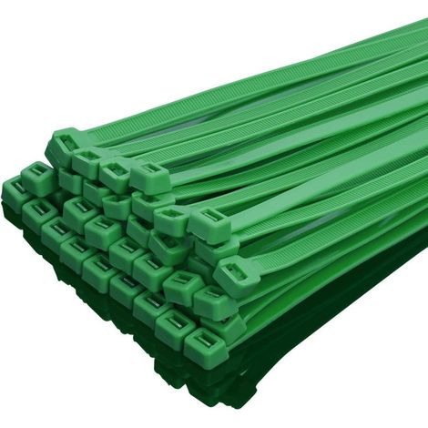Kabelbinder 50 Stück Grün 400mm 7,6mm 50kg 400mm x 7.6mm Grün (1/5)