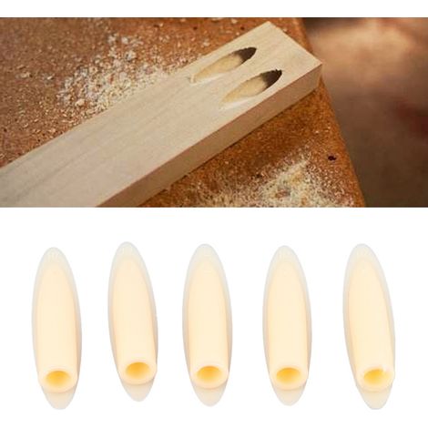 100 chevilles en bois de 9,5 mm pour gabarit de perçage, accessoires pour outils de travail du bois (jaune) (1/5)
