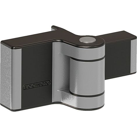 Charnière en applique à visser PUMA argent - LOCINOX (1/3)