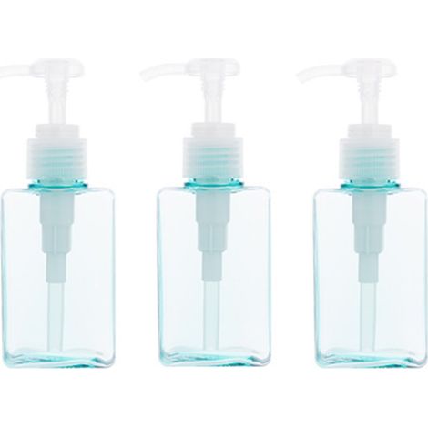 Distributeur De Shampooing Et Après-Shampooing - 150 Ml - Bouteille À Pompe Vide Réutilisable - Pour Salle De Bain Cuisine Voyage - Lot De 3 (1/5)