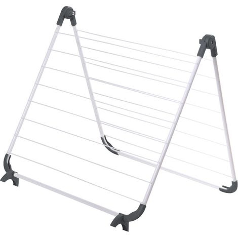 Sèche linge pour baignoire - Etandage 10m - 65 x 66 cm - Blanc - Livraison gratuite (1/4)