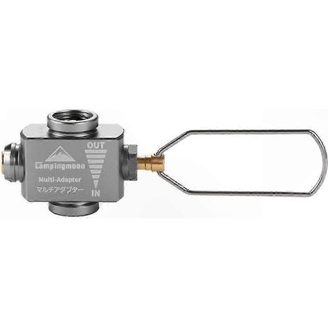 Adaptateur économiseur de gaz pour camping, convertisseur de recharge et réservoir plat, usage extérieur, accessoire pratique (1/5)