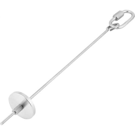 Brochette en acier inoxydable pour perroquets, porte-fruits, porte-bâtonnets pour aliments à base de viande, pour cages, oiseaux de compagnie, jouet pour perruches (L) (1/5)
