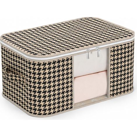 Sac de rangement en tissu 75 L avec fenetre transparente, 60 × 40 (1/5)