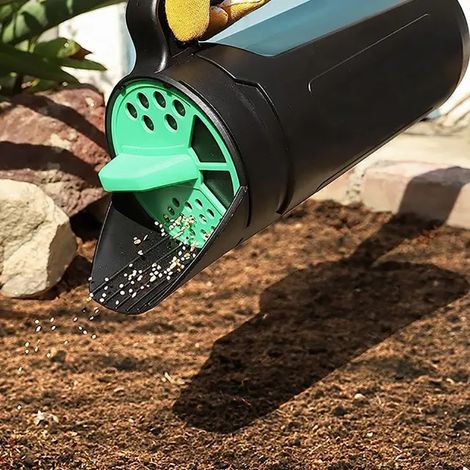 semoir de jardin, pelouse, pot de semis, épandeur de sel, épandeur de sel (1/4)