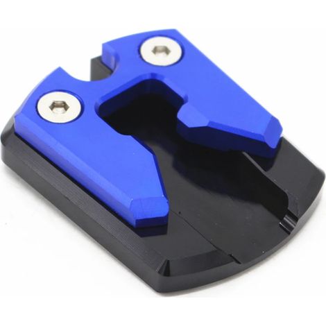 (Bleu) Compatible avec YAMAHA NMAX155 N-MAX155 NMAX 155 N-MAX 2015 2016 2017 2018 - Béquille latérale/extension de pied - Plaque de support maxpower (1/3)