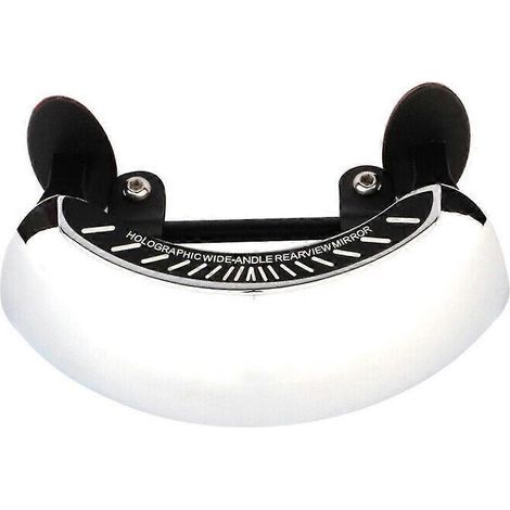 Motorcycle Windscreen 180+ Degree Blind Spot Mirror Wide Angle Rearview Mirror (1/4)