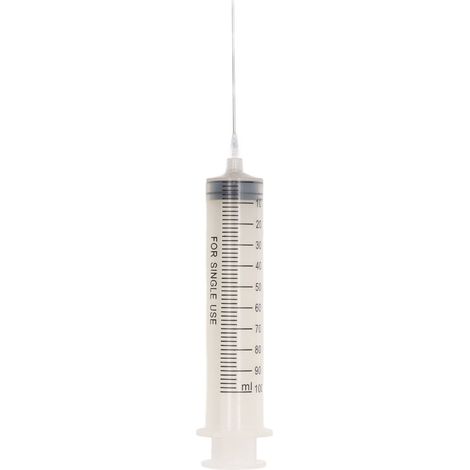 Ensemble de seringues de recharge d'encre, remplissage de cartouche de grande capacité de 100ml et aiguille en acier inoxydable de 10cm pour imprimantes (1/5)