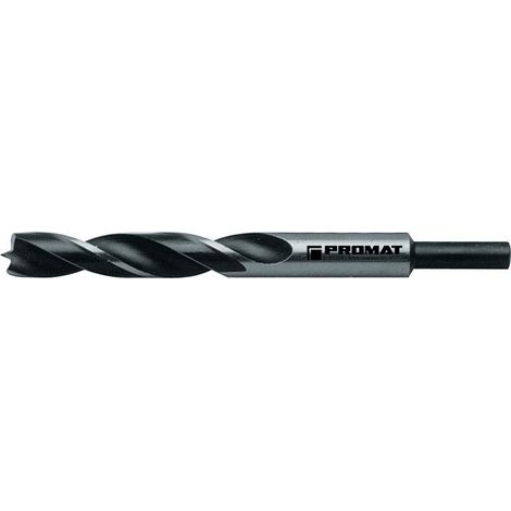 Punta elicoidale per legno a macchina D.10.0mm totale L.133mm CV acciaio PROMAT