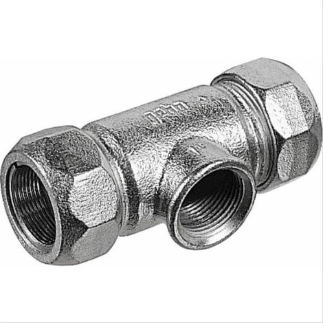 Té acier égal de réparation Gebo F1/2'' (15/21) Ø21,3mm
