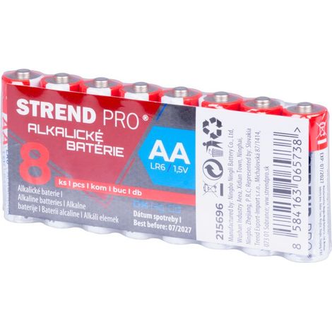 Batterie Strend Pro, LR6, 8 Stk., AA Mignon (1/2)