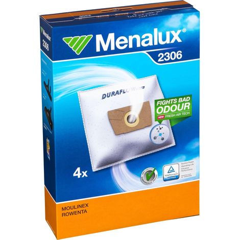 Accesorio Menalux 2306 bolsas aspiradora blancas duraderas