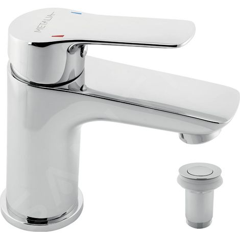Novaservis Metalia 54 - Mitigeur de lavabo avec bonde Click-Clack, chrome 54003,0 (1/5)