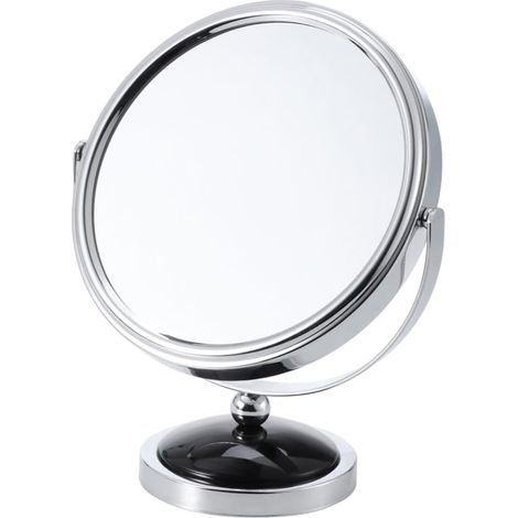 360degré Miroir de Maquillage à Double Face avec Miroir Grossissant et Rotation à Degrés pour Table (1/5)