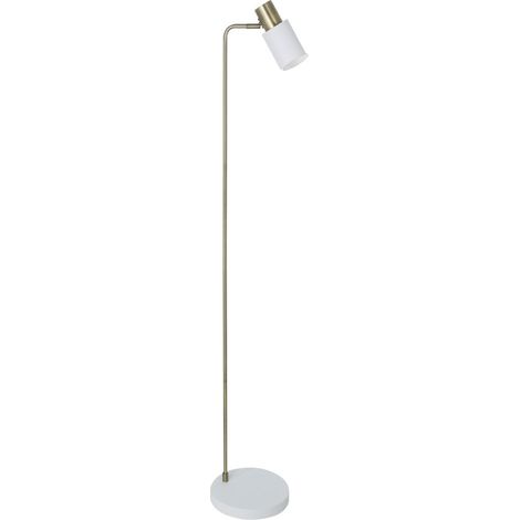 Lámpara de pie modelo Maena acabado blanco 143cm(alto) 23cm(ancho) 23cm(largo) (1/2)