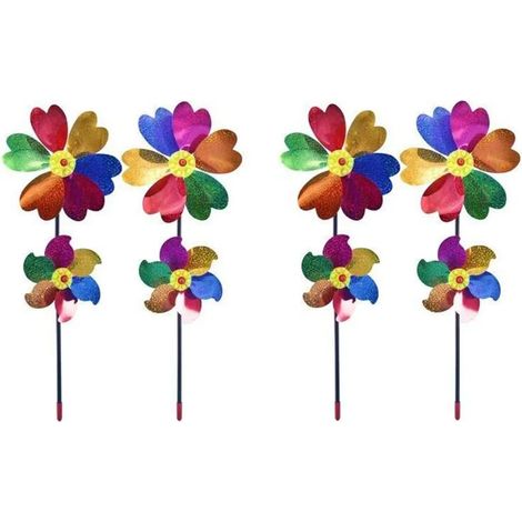 Coloré, env. 122054cm, pour la décoration du jardin, de la terrasse et du balcon, résistant aux intempéries et à la lumière (1/4)