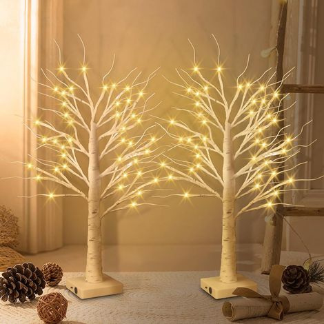 Lot de 3 Boîte Cadeau Lumineuse de Noël à Rayures, 50 LED Boîte Cadeaux Décoration de Lumières Noël avec Minuterie et Télécommande, 8 Modos Coffrets Cadeaux Lumineux Ornements de Noel pour Sapin (1/5)