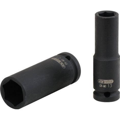 KS Tools 515.1111 1/2" Bussola esagonale p.avvitatori ad impulsi,lunga,11mm