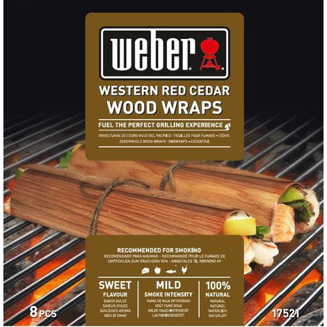Wraps para fumar - Cedro rojo del Pacífico Weber Cod. 17521 (1/3)