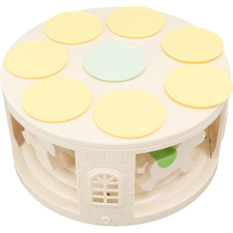 Présentoir à desserts rotatif à LED avec 4 musiques, idéal pour les mariages et les fêtes. (1/5)