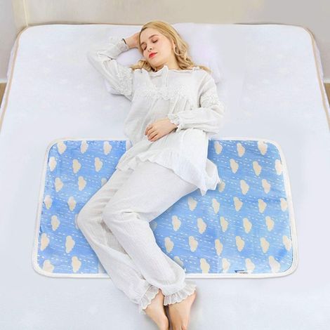 Bébé Imperméable Matelas à Langer, Lavable Matelas Tapis écologique Cotton pour Voyage, Coton en étanche et Lavable Tapis, Draps De Lit Pour Nouveau-Né-Type 1-Fei Yu