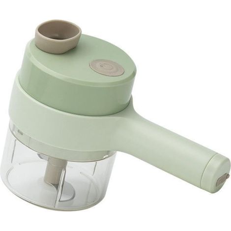 Ail électrique sans fil pour hachoir 40 W à chargement par le dessus Trou de chargement par le haut, ajoutez facilement de longs légumes, pas de dévissage, poivre pour igname et niébé (1/5)