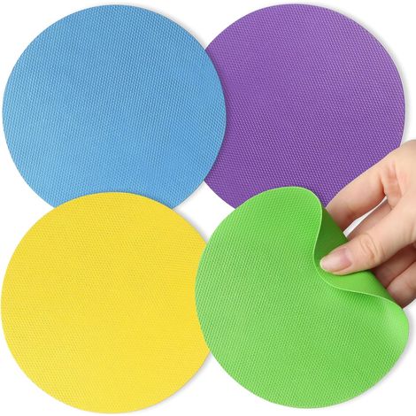 Set mit 4 Gummistempeln zum Öffnen von runden, wärmeisolierten und rutschfesten Gläsern (Kreis) (1/5)