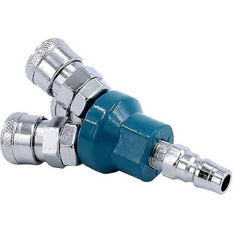 Raccord rapide 3 voies pour compresseur d'air, collecteur, coupleur multi-tuyaux, outils pneumatiques (2024) (1/4)