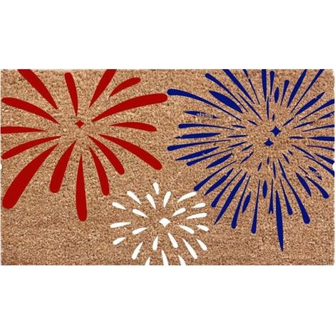 Tapis De Sol - Tapis Antidérapant En Lin Pour Cuisine Et Entrée - 40 X 60 Cm - Idéal Pour Fête Nationale Été - 1 Pièce (1/5)