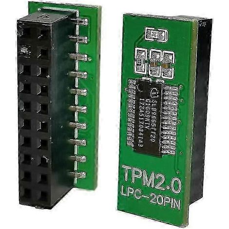 TPM 2.0S 2.0 Modul von GIGABYTE GC (20 Broches 20-1) LPC TPM 2.0 Trusted (siehe Abbildung)