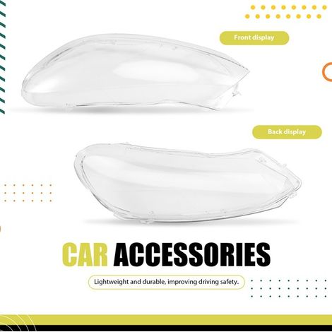 1 color: Transparent Material: PC Suitable for Volkswagen Golf 6 headlight covers (2010, 2011, 2012). (1/5)