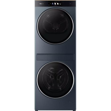 Lave-linge 10kg + sèche-linge 8kg noir - Haier - CLC108-GNU1-S