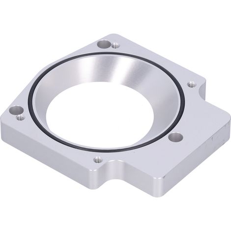 Raccord d'adaptateur espaceur de corps de papillon 3.6in pour admission GM GEN III LS1 LS2 LS6 LSX LS4, argenté (1/5)