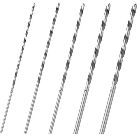 Foret Bois Set – 5 forets extra longs HSS 2-5 mm pour bois (1/5)