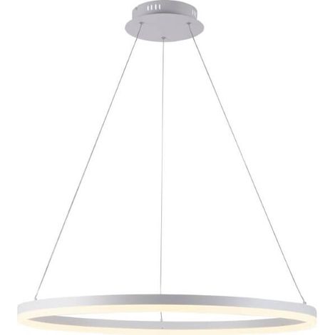 Lampe suspendue moderne Titus Ø 80cm blanc - 2383-16
