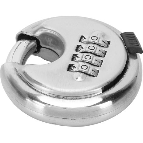 Cadenas à combinaison à 4 chiffres avec anse en acier trempé pour remorque, garage, abri de jardin ou unité de stockage (1/5)