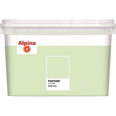 Alpina Wandfarbe Pantone matt ambrosia 2,5 L Wandfarbe (1/3)